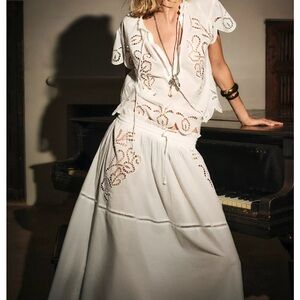 Zara Embroidered ZW Collection Top